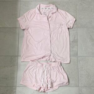 Light Pink Short Sleeve Pajama Set